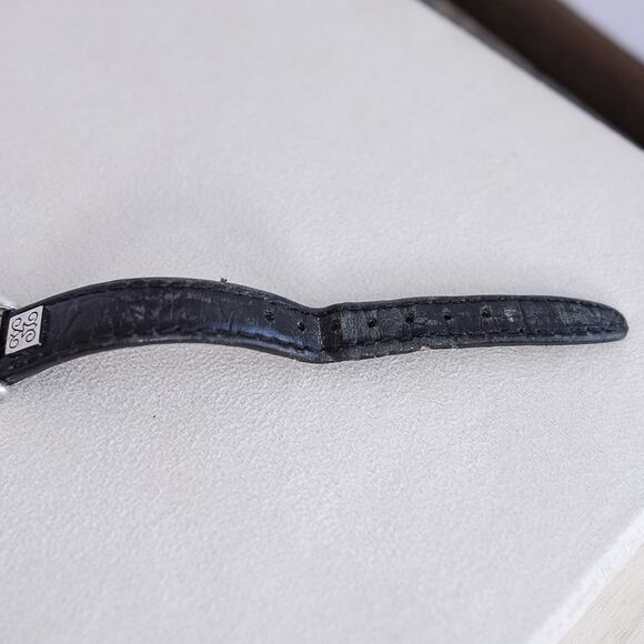 Brighton Moscow Watch Oval Face Vintage Retired Leather Band Working 7" - Picture 5 of 7